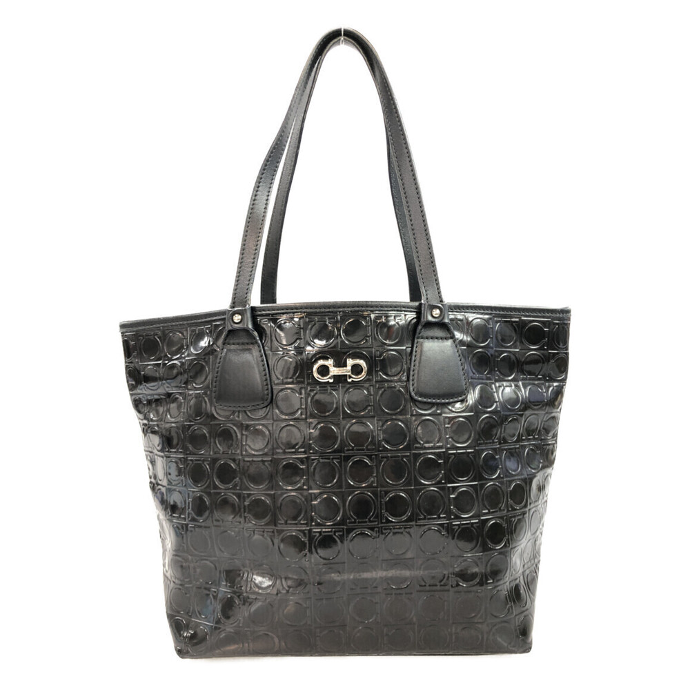 Salvatore Ferragamo Gancini Enamel Tote Bag